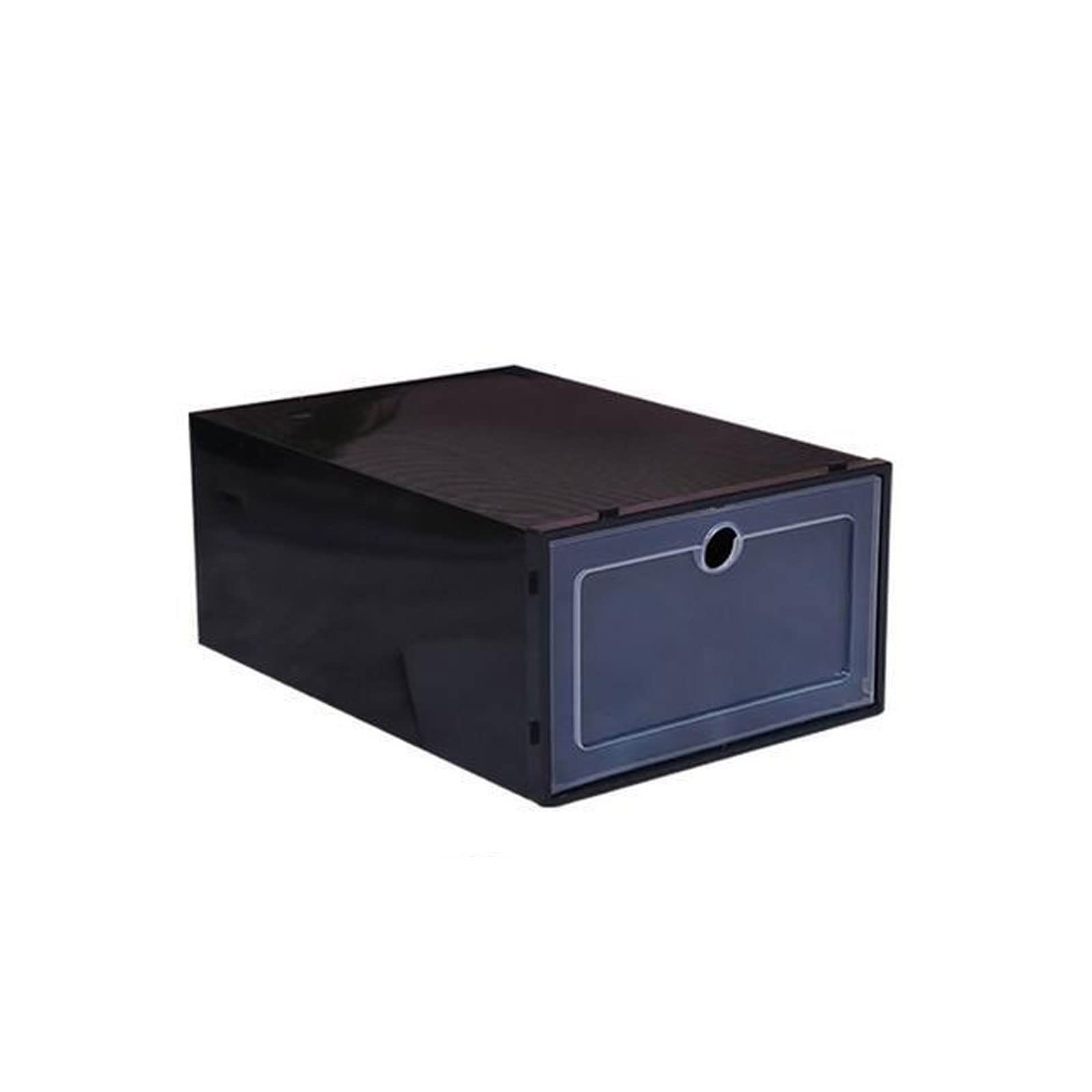 JINGYAN Storage Boxes Shoe Storage Boxes Clear Stackable Organizer Bins Sneaker Holder Containers