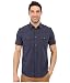 Calvin Klein Men’s Short Sleeve Tencel Button Down Shirt