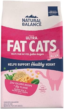 Natural Balance Fat Cats Low-Calorie Dry Cat Food for Overweight ...