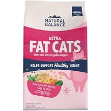 Natural Balance Original Ultra Fat Cats Chicken Meal & Salmon Meal Recipe Low Calorie Dry Cat Food, 6 Pounds