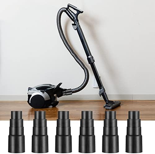 6 Pcs Vacuum Cleaner Hose Adapter Power Tool, Universal Vacuum Hose Adaptor Kit, Dust Extraction Vacuum Cleaner Conversion Adapter for Power Tools, Circular Saw, Table Saw, Eccentric Grinder