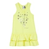  3 Pommes 3L31002 Vestido, Amarillo (Jaune Vif), 2-3 años (Tallas De Fabricante: 2/3A) para Bebés