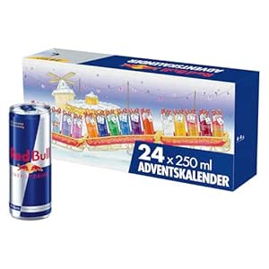 Red Bull Advent Calendar 2025 - Palette with 24 Cans - Drinks with