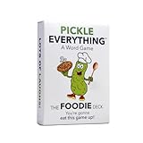 Pickle Everything – The Foodie Deck – A Dill-iciously Fun Word Game for Kids, Teens & Adults! Fast-Paced Party Game, Perfect for Family Game Night, 3-5 Players, Ages 10+, Quick 20-Minute Play