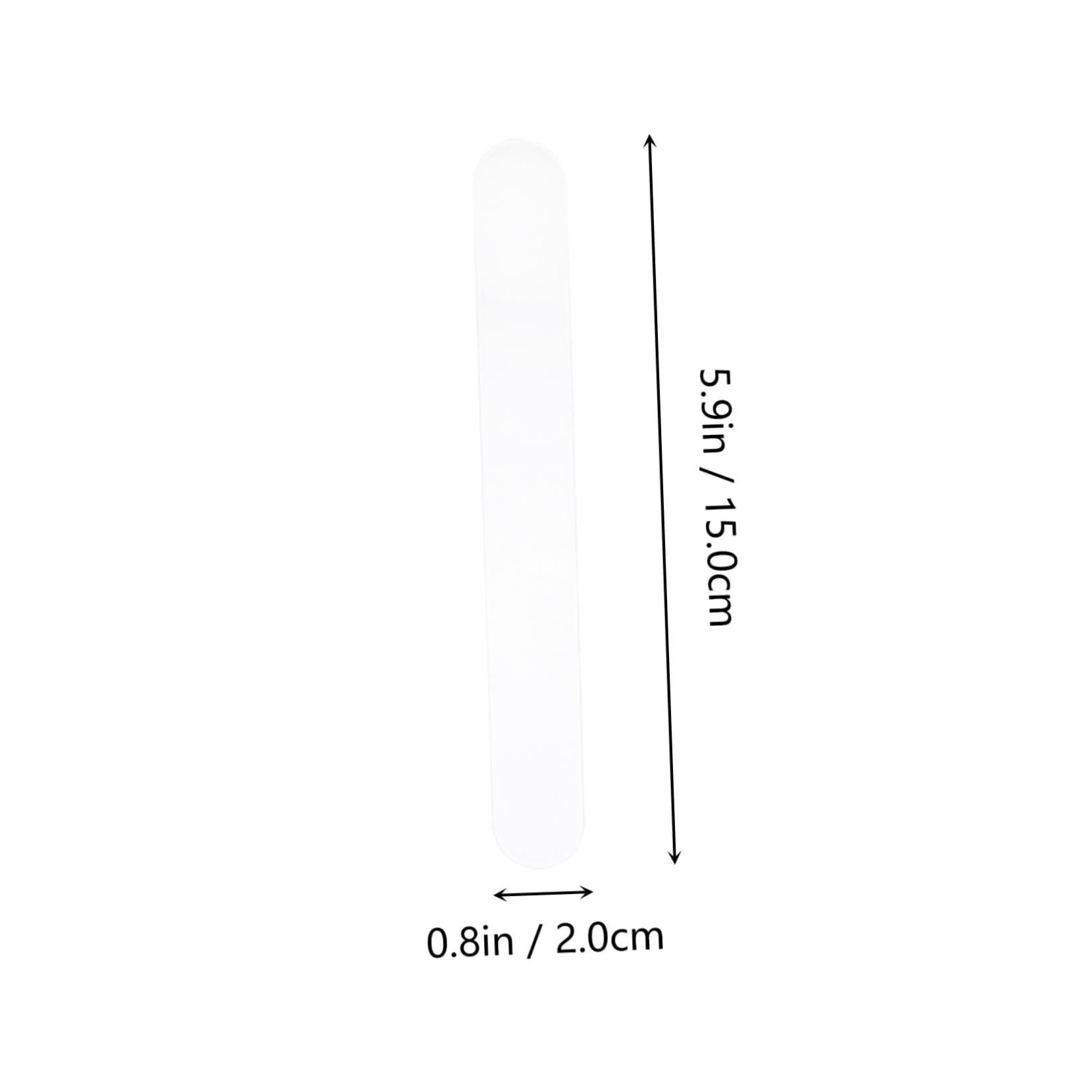 FUNOMOCYA 20pcs Spatula Depressors Tounge Doctor Blades Sticks Useful Pp Transparent re-usable