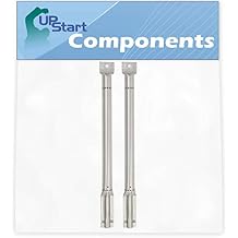 UpStart Components 2-Pack BBQ Gas Grill Tube Burner Replacement Parts for Uberhaus 720-0430 - Compatible Barbeque Stainless Steel Pipe Burners