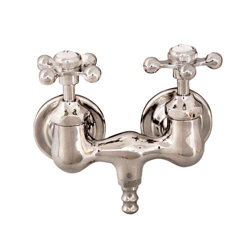 Clawfoot Tub Filler – Metal Cross Handles #TOP2