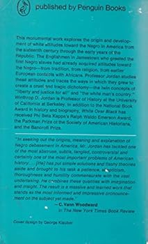 White over Black: American Attitudes Toward the Negro, 1550-1812