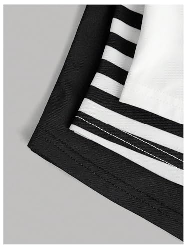 Girl's 3 Packs Striped Crop Camisole Tops Sleeveless Slim Fit Summer Basic Halter Top4