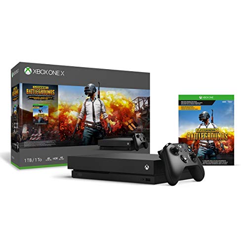Xbox One X 1TB Console - PLAYERUNKNOWN’S BATTLEGROUNDS Bundle [Digital Code] (Renewed) main view
