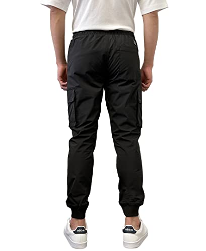 Southpole Men's Lightweight Quick Dry Cargo Nylon Jogger Pants4