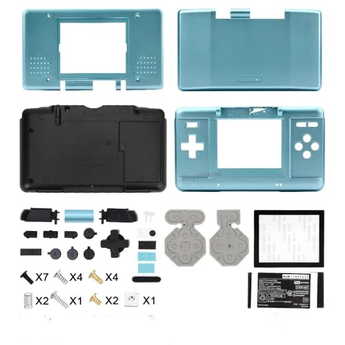 Replacement New Full Housing Shell Cover Case Pack with Buttons Kit for DS NDS Console Color Green