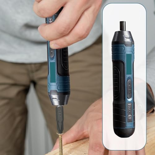 Tournevis électrique mini avec éclairage LED pour le bricolage maison - 3