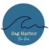 Squiddy Sag Harbor New York Wave - Vinyl Sticker Decal for Phone, Laptop, Water Bottle (2.5" high)