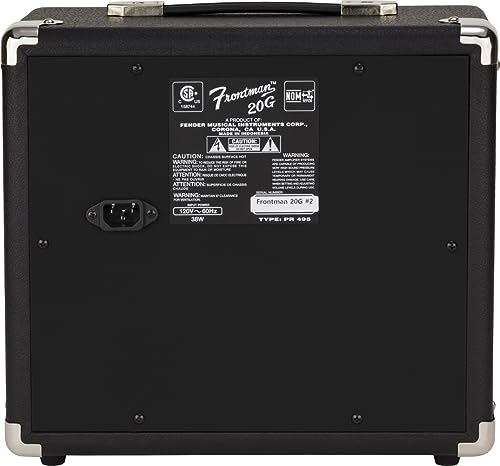 Image of Fender Frontman 20G Guitar Amplifier, 20-Watt Combo Amp for Electric Guitar, Model 2311504900