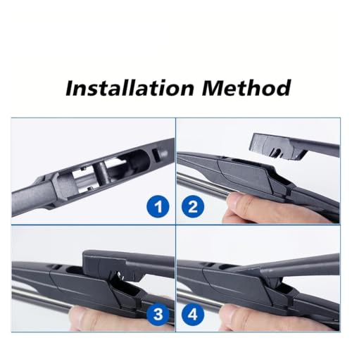 Limpiaparabrisas trasero para C3 Picasso 2009-2017 de 295mm con brazo trasero completo 6