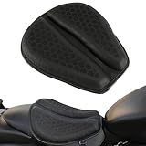 SUNPIE Motorcycle Seat Cushion Gel Pad Foldable Soft Seats with Pressure Relief Pads for Motorcycles Breathable and Shock Absorption Lightweight Large Seat Pad for Long Rides