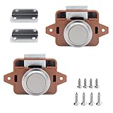 Material: Schrank-Druckschloss ist aus hochwertiger Zinklegierung und ABS-Material, glatt und strukturiert, leicht, robust und langlebig.