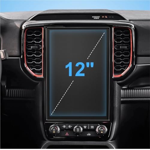 Écran Sync 4 12 Pouces Ford Ranger Net sans Reflets ni Traces