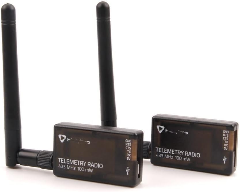 OEM Drone Accessories Fit For Holybro Fit For SIK Telemetry Radio V3 100mW 433MH 915MHz Open-Source SIK firmware -n-Play Fit For Pixhawk Standard Flight Controllers Replaceable (Color : 915MHz) Drone