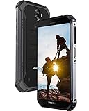 【Smartphone a Prueba de Agua IP68 IP69K con Pantalla Completa de 5.5 Pulgadas 18: 9】El S40 LITE con una pantalla de 5.5 pulgadas y vidrio Gorilla liso y con un cuerpo sólido como una roca rodeado por el marco de metal, esquinas y cubierta superiores de TPU, que pasa el IP68 a prueba de agua, a prueba de polvo, a prueba de golpes, resistencia a altas temperaturas IP69K y MIL -STD-810G pruebas de tormento.