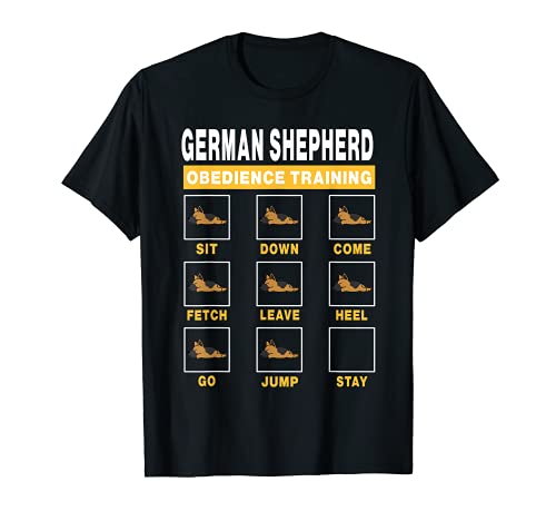German Shepherd Obedience Training Dog Guide To Trainer T-Shirt