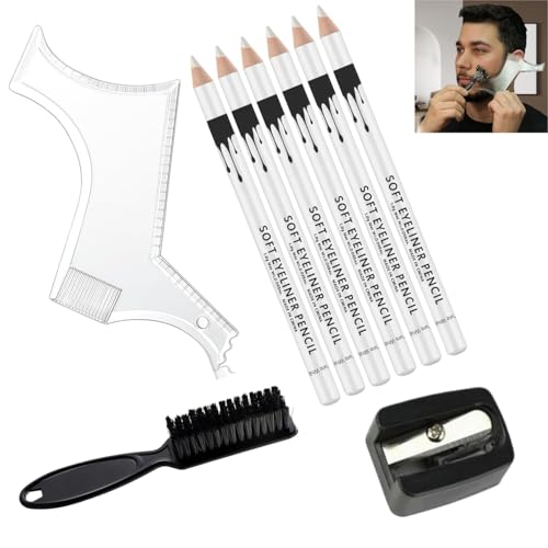Wxinsheng Kit de Grooming pour la Barbe,6 Crayons...