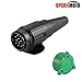 SPARKMOTO Connecteur Prise Remorque Male 13 Broches,12V Prise Remorque 13 Broches Male etanche pour Caravane Porte-vélos Camion,prise attache 13 broches male,Fiche attelage 13plots avec Cache(SK13PEH)