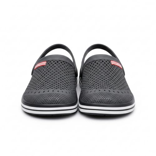 Image of Mens Casual EVA Clogs for Youth & College Boys - Lightweight Breathable Summer Sandals Flip Flops - Anti Skid Waterproof Slip On Walking Shoes for Beach, Bathroom, Outdoor Comfort Footwear