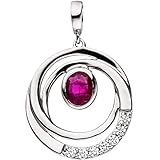 Hochwertiger Anhänger aus 9 Karat (375) Weißgold gefertigt und mit Legierungsstempel versehen