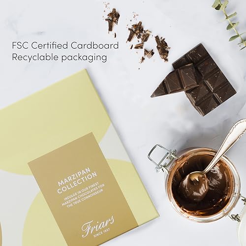 Friars Marzipan Chocolate Selection Box - 24 Belgian Chocolates | Luxury Handmade Chocolate Gift Box | Assorted Chocolates For Special Occasions & Gifts - Image 5