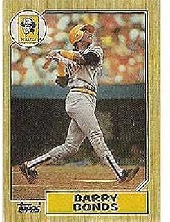 1987 Topps Barry Bonds Rookie Card #320 in Protective Display Case