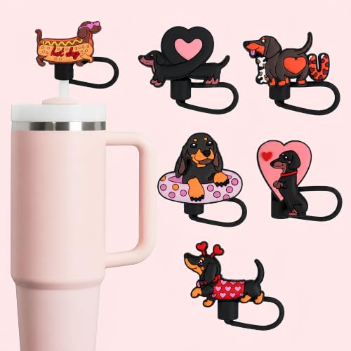 Accesorio de paja perro salchicha 10mm para oficina y viajes 2