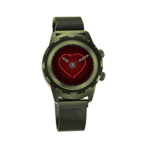 Image of Titan Connected X Hybrid Smartwatch for Men with Heart Rate Monitor + Full Touch Display + Interchangeable Strap