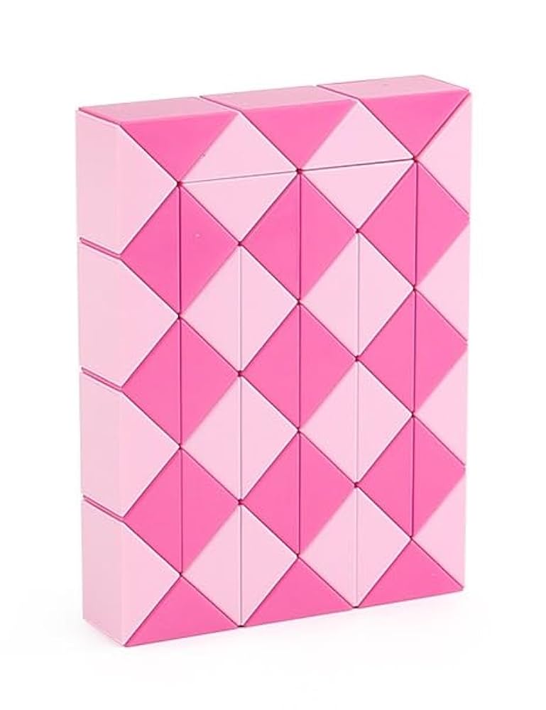 ルビーです Amazon | スネークキューブ マジック (48ブロック, 紫+ピンク