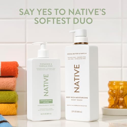 Native Body Lotion for Women & Men, Pistachio & Vanilla Chai, 16.5 fl oz - image 7