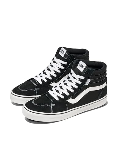 Vans Vans Men's Filmore Hi Sneaker, (Suede/Canvas) Black/White, 7