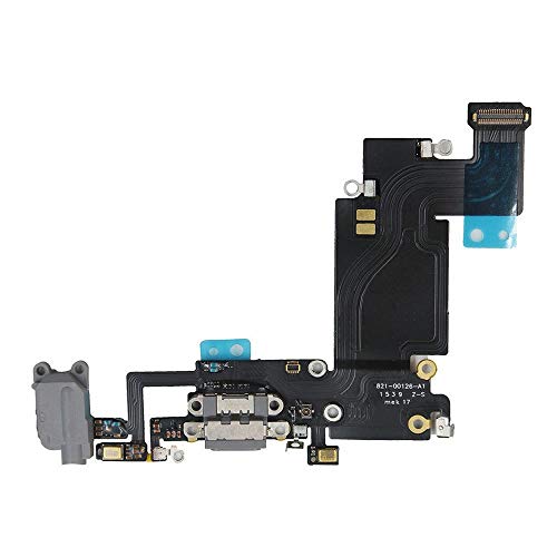 ePartSolution Replacement for iPhone 6S Plus 5.5" Charger Port USB Charger Dock Connector Audio Jack Headphone Jack Flex Cable USB Port USA (Black)