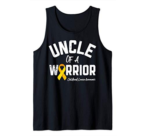 Uncle Of A Warrior Childhood Cancer Awareness Gifts Boys Men Débardeur