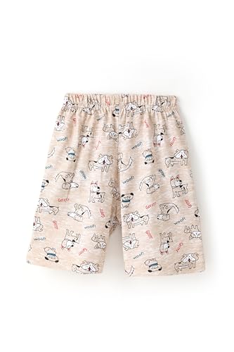 Image of Girls Premium Cotton Printed T-Shirt & Shorts Set | Summer Wear Comfortable Loungewear Clothing Set | Girls Co-Ord Set | Casual Half Sleeve Printed Top & Bottom Set