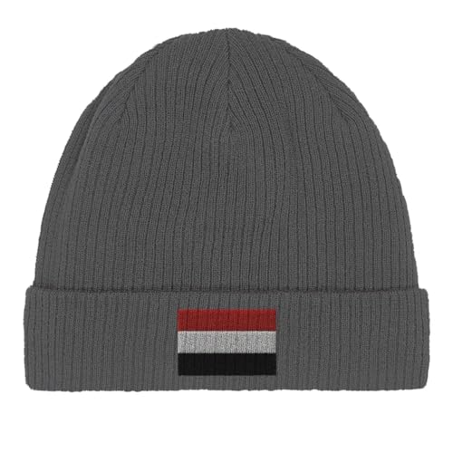 Bonnet en coton drapeau du Yémen aux finitions soignées de haute qualité