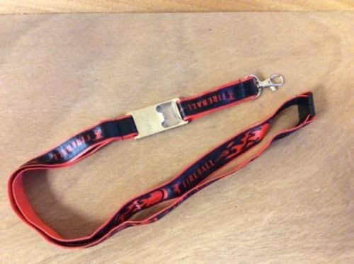 Fireball Lanyard Bottle Opener