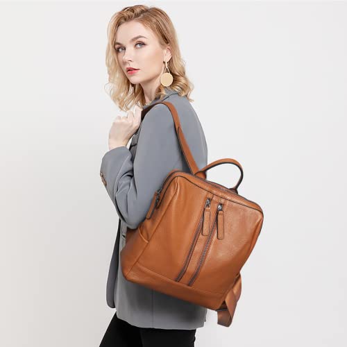 S-Zone Women Genuine Leather Backpack Casual Convertible Shoulder Bag Purse #TOP1