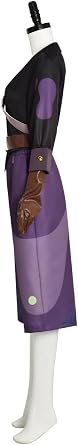 Adult Owl House Amity Blight Cosplay Costume Purple Battle Uniform Suit Womens Halloween Outfit Shirt Tunic Set