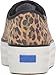 Keds Women's Triple Up Fashion Sneaker, Tan/Black Leopard Suede, 9