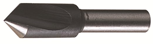 Cleveland C46107 High-Speed Steel Countersink, Steam Oxide Finish, 1 Flute, 1/4