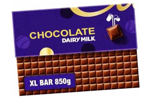 Milk Chocolate Gift Bar 850g | Extra-Large Creamy Milk Chocolate Bar | Perfect for Sharing, Parties & Gifting | Classic Taste