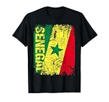 SENEGAL Flag Vintage Distressed SENEGAL T-Shirt