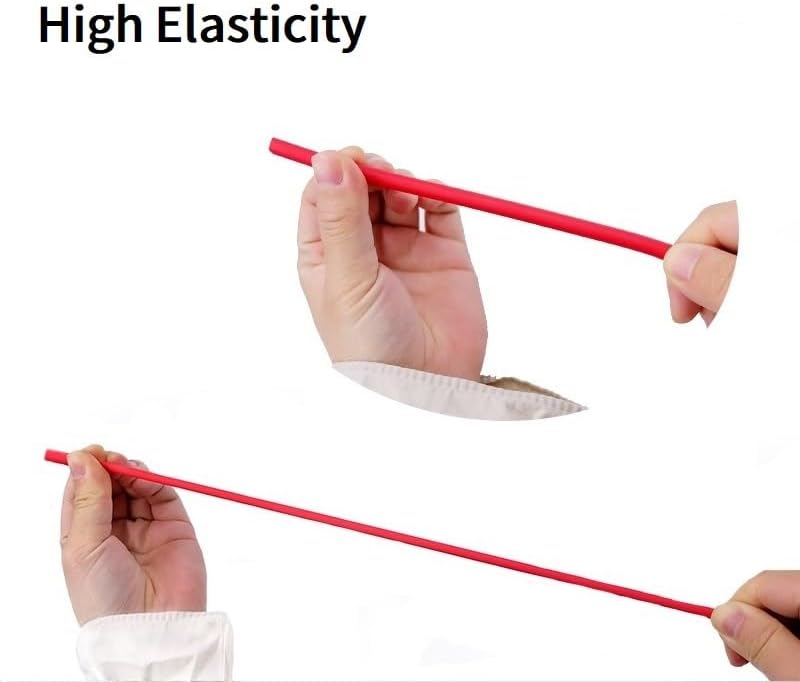 flexiable rubber 2 Meter 5 Meter Nature Latex Rubber Hoses stretch 1.6mm 2mm 3mm 4mm 5mm 6mm 7mm 9mm 10mm 12mm 14mm 17mm High Resilient Elastic Tube drain elastic (Size : 5Meter, Color : 12mm x 17mm