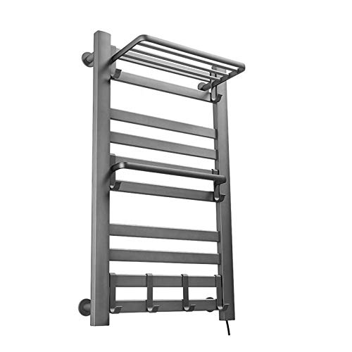 Toallero calefaccionado de pared con temperatura ajustable e interruptor inteligente